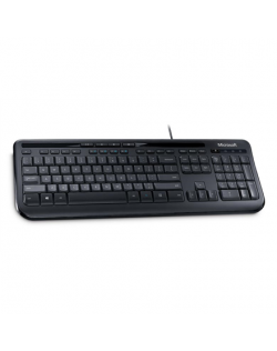 Microsoft Wired Keyboard 600 ANB-00018 Standard, Wired, Keyboard layout RU, Wireless connection no, Black, Numeric keypad