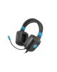 Fury Gaming Headset Raptor Built-in microphone, Black/Blue