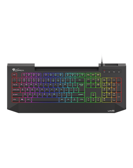 Genesis LITH 400 Gaming keyboard, RGB LED light, US, Black, Wired