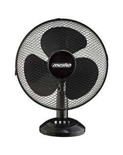 Mesko Fan MS 7310 Table Fan, Number of speeds 3, 45 W, Oscillation, Diameter 40 cm, Black