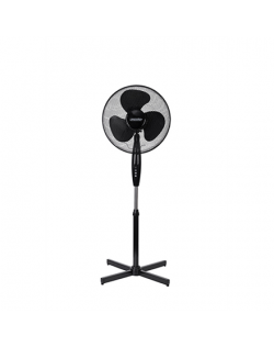 Mesko Fan MS 7311 Stand Fan, Number of speeds 3, 45 W, Oscillation, Diameter 40 cm, Black