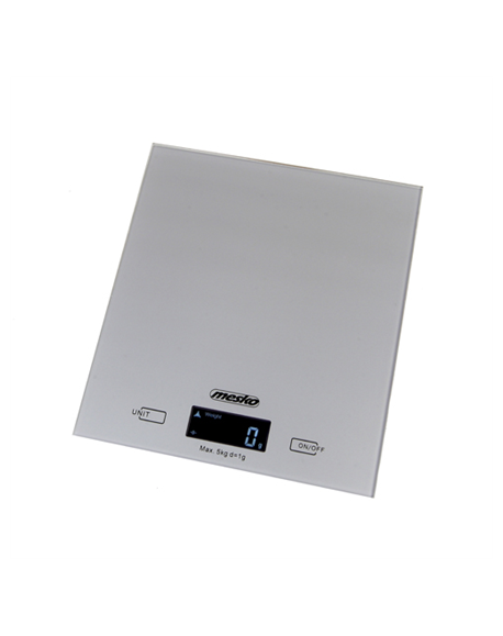 Mesko Kitchen Scales MS 3145 Maximum weight (capacity) 5 kg, Graduation 1 g, Silver, Warranty 24 month(s)