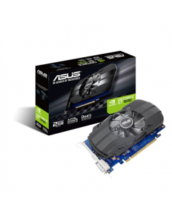 Asus PH-GT1030-O2G NVIDIA, 2 GB, GeForce GT 1030, GDDR5, PCI Express 3.0, Processor frequency 1531 MHz, DVI-D ports quantity 1, 