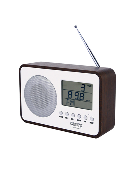 Camry Digital Radio CR 1153 White/woden, 5 W
