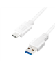 Logilink USB 3.2 Gen 1x1 Cable CU0174 1 m, White, USB-A Male, USB-C Male