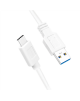 Logilink USB 3.2 Gen 1x1 Cable CU0174 1 m, White, USB-A Male, USB-C Male