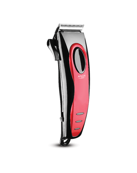 Adler Hair clipper AD 2825 Corded, Red