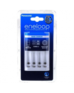 Panasonic eneloop Basic battery charger 2 or 4 AA/AAA