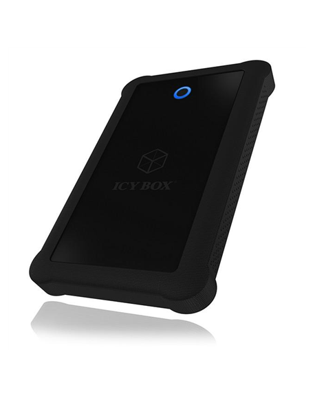 Raidsonic ICY BOX IB-233U3-B External enclosure for 2.5" SATA HDD/SSD with USB 3.0 interface and silicone protection sleeve 2.5"