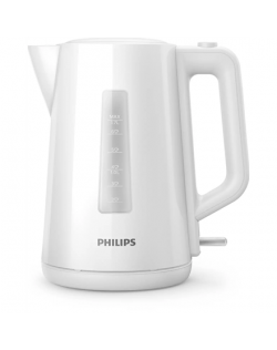 Philips Kettle Series 3000 HD9318/00 Electric, 2200 W, 1.7 L, Plastic, 360° rotational base, White