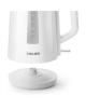 Philips Kettle Series 3000 HD9318/00 Electric, 2200 W, 1.7 L, Plastic, 360° rotational base, White