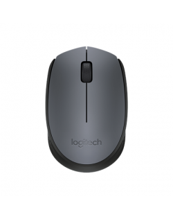 Logitech M170 Wireless Mouse, Black, Grey