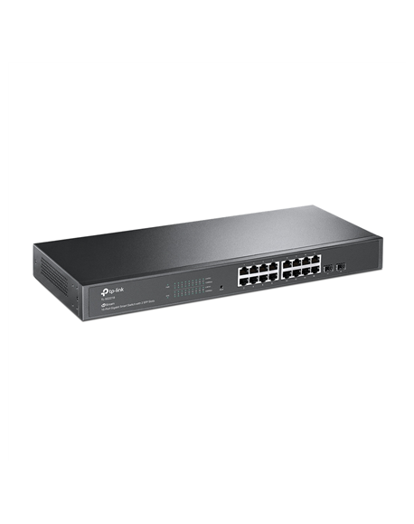 TP-LINK JetStream Smart Switch TL-SG2218 10/100/1000 Mbps (RJ-45), Web managed, Rack, Ethernet LAN (RJ-45) ports 16, SFP ports q
