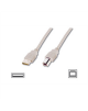 Logilink USB 2.0 connection cable USB A male, USB B male, 5 m, Grey