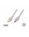 Logilink USB 2.0 connection cable USB A male, USB B male, 5 m, Grey
