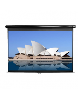 Elite Screens Manual Series M100UWH Diagonal 100 ", 16:9, Viewable screen width (W) 221 cm, Black