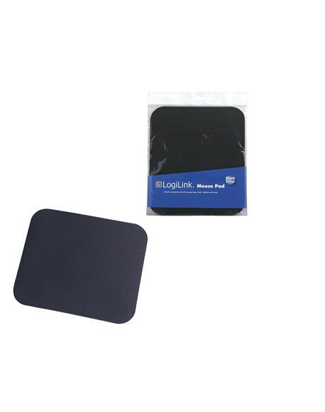 Logilink Mousepad Black, 220 x 250 mm