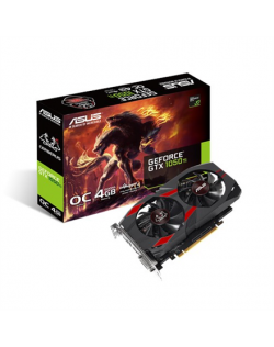 Asus Cerberus NVIDIA, 4 GB, GeForce GTX 1050 Ti, GDDR5, PCI Express 3.0, Processor frequency 1366 MHz, DVI-D ports quantity 1, H