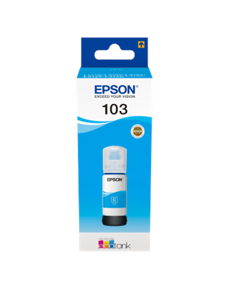 Epson 103 ECOTANK Ink Bottle, Cyan