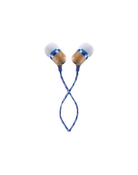 Marley Smile Jamaica Earbuds, In-Ear, Wired, Microphone, Denim