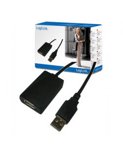 Logilink USB 2.0 repeater 5m USB A female, USB A