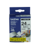 Brother TZ-251 Laminated Tape Black on White, TZe, 8 m, 2.4 cm