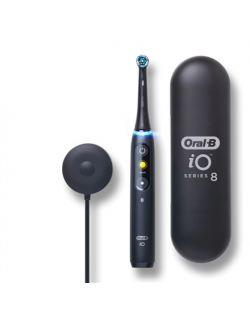 Oral-B Electric toothbrush iO Series 8N Rechargeable, For adults, Number of brush heads included 3, Number of teeth brushing mod