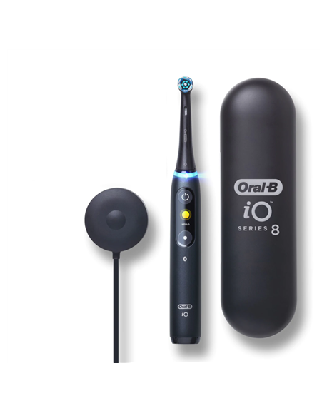 Oral-B Electric toothbrush iO Series 8N Rechargeable, For adults, Number of brush heads included 3, Number of teeth brushing mod