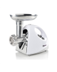 Tristar VM-4210 Meat Grinder White, 3 Stainless steel grinding plates, Aluminum grinder head, Aluminum hopper tray, Sausage stuf