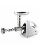 Tristar VM-4210 Meat Grinder White, 3 Stainless steel grinding plates, Aluminum grinder head, Aluminum hopper tray, Sausage stuf