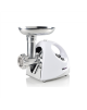 Tristar VM-4210 Meat Grinder White, 3 Stainless steel grinding plates, Aluminum grinder head, Aluminum hopper tray, Sausage stuf