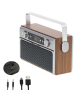 Camry Bluetooth Radio CR 1183 16 W, AUX in, Wooden