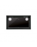 CATA Hood GC DUAL A 45 XGBK/D Canopy, Energy efficiency class A, Width 45 cm, 820 m³/h, Touch control, LED, Black glass