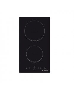 Candy Domino CDH 30 Vitroceramic, Number of burners/cooking zones 2, Black, Display, Timer