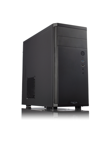 Fractal Design CORE 1100 Black, Micro ATX, Power supply included No