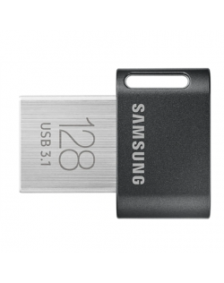 Samsung FIT Plus MUF-128AB/APC 128 GB, USB 3.1, Black/Silver