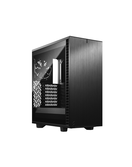 Fractal Design Fractal Define 7 Compact Light Tempered Glass Side window, Black, ATX, Power supply included No