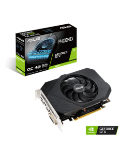 Asus PH-GTX1650-O4GD6 NVIDIA, 4 GB, GeForce GTX 1650, GDDR6, PCI Express 3.0 x16, Processor frequency 1410 MHz, DVI-D ports quan