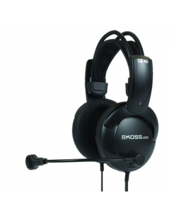 Koss Headphones SB40 Headband/On-Ear, 3.5mm (1/8 inch), Microphone, Black,