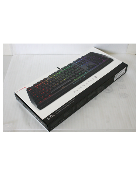 SALE OUT. Dell Alienware 510K Low-profile RGB Mechanical Gaming Keyboard - AW510K (Dark) Dell Alienware Gaming Keyboard AW510K W