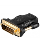 Goobay 68931 HDMI™/DVI-D adapter, gold-plated
