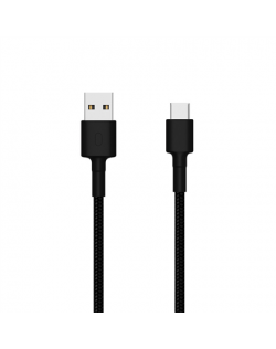 Xiaomi Mi Type-C Braided Cable SJV4109GL 1 m, Black, USB Type-A Male, USB-C Male