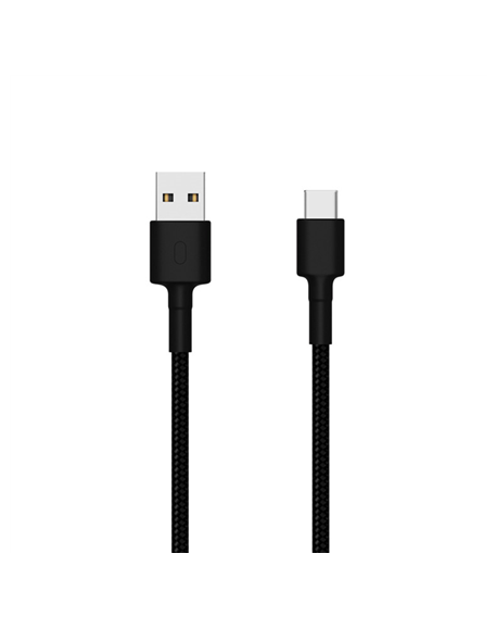 Xiaomi Mi Type-C Braided Cable SJV4109GL 1 m, Black, USB Type-A Male, USB-C Male