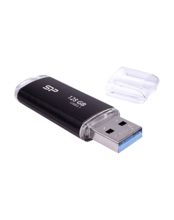 Silicon Power USB 3.1 Flash Drive Blaze B02 128 GB, USB 3.2 Gen 1/USB 3.1 Gen 1/USB 3.0/USB 2.0, Black