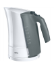 Braun WK 300 Standard kettle, 2200 W, 1.7 L, Plastic, White, 360° rotational base