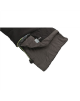 Outwell Celebration Lux, Sleeping Bag, 225 x 80 cm, 2 way open - auto lock, L-shape, Black