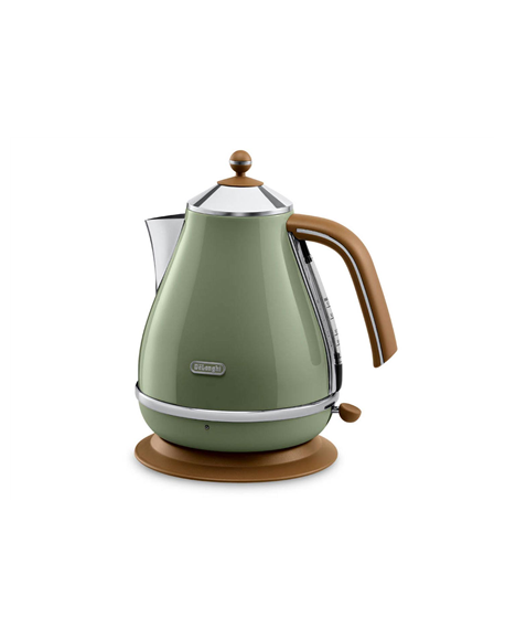 Delonghi KBOV 2001.GR Kettle Electric, 2000 W, 1.7 L, Green, 360° rotational base