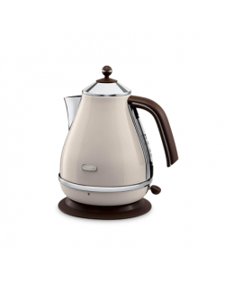 Delonghi KBOV 2001.BG Standard kettle, Stainless steel, Beige, 2000 W, 360° rotational base, 1.7 L
