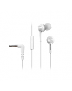 Panasonic Canal type RP-TCM115E-W In-ear, 3.5mm (1/8 inch), Microphone, White,