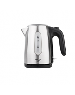 Adler Kettle AD 1273 Standard, 1630 W, 1 L, Stainless steel, Stainless steel, 360° rotational base